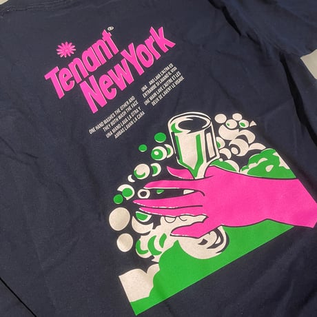 TENANT NY "Glove Tee"(Navy) L