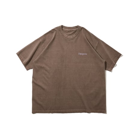 DIASPORA "Dyed Magic Circle Tee"(Brown)L