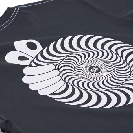 LRAB X SPITFIRE "SWIRL TEE" (BLACK) XL