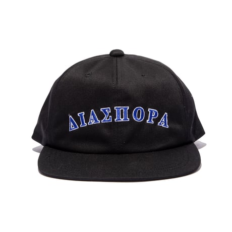 DIASPORA"Frat Arch Logo 6 Panel Cap" (Black)