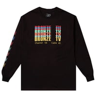 BRONZE 56K "BRONZE TV LONGSLEEVE"(black)XL
