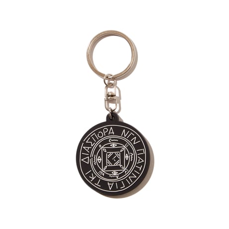 "DIASPORA" YN Magic Circle Rubber Keyholder (Black)