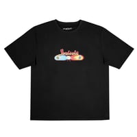 YARDSALE"WORLD TEE" (BLACK)XL