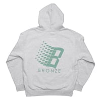 BRONZE 56K "LOGO PUFF PRINT HOODY" (HEATHER GREY) M
