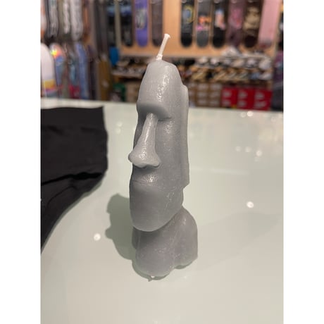 THEORIES "Easter Island Moai Candle Skate Wax"