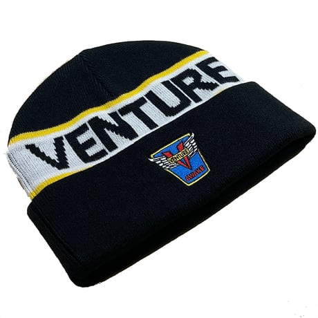 VENTURE "Emblem Cuff Beanie" (Black)