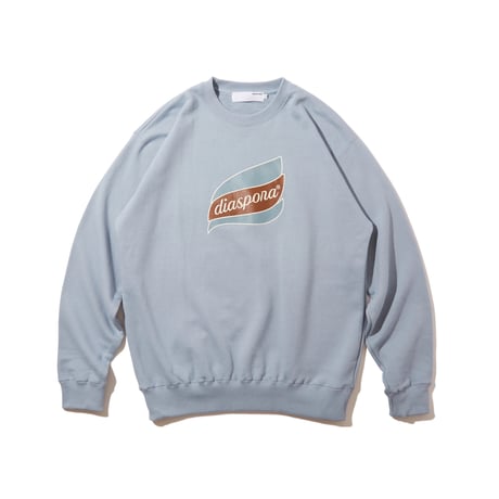 DIASPORA "Hygiene Crewneck Sweatshirt" (Acid Blue) XL