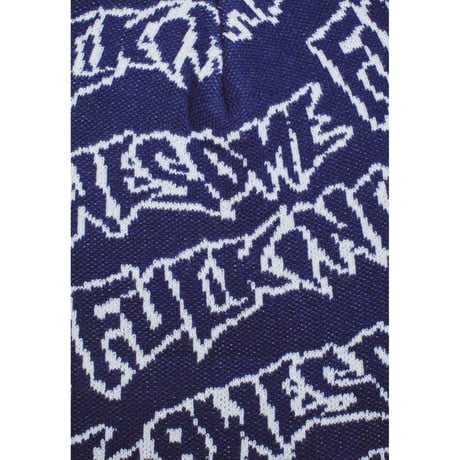 FUCKING AWESOME "STAMP REPEAT SKULLY BEANIE" (Navy)