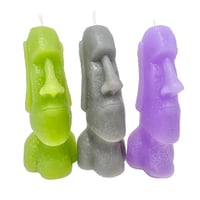 THEORIES "Easter Island Moai Candle Skate Wax"