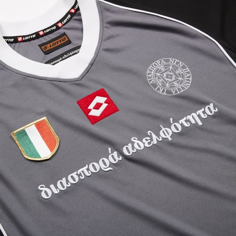 DIASPORA "Lotto Scudetto Shirt" (Grey Black) XL