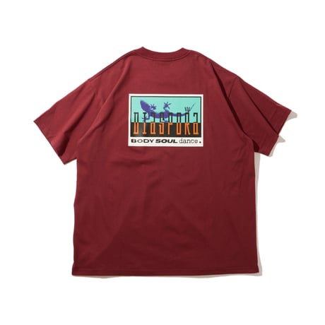 DIASPORA "Dance Nation Tee" (Burgundy) L