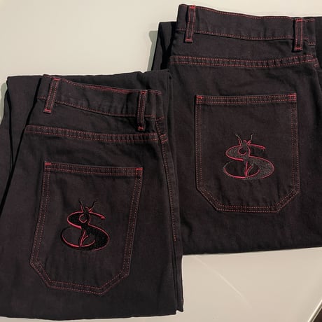 YARDSALE "PHANTASY JEANS" (BLACK) M/L