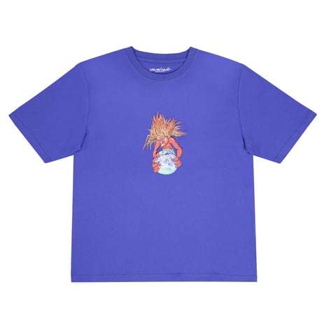 YARDSALE"WORLD ORDER TEE" (INDIGO)XL