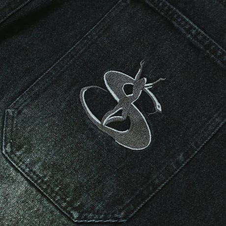 YARDSALE "FADED PHANTASY JEANS" (Black) L