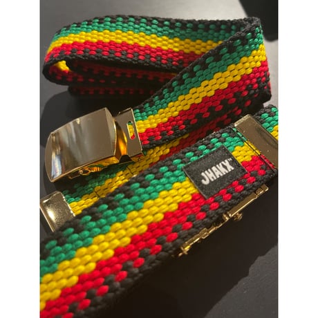 JHAKX "Plaited Rasta Belt"