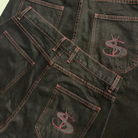 YARDSALE "PHANTASY JEANS" (BLACK) M/L