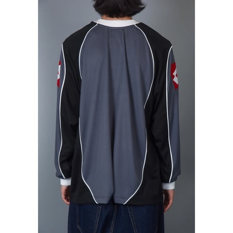 DIASPORA "Lotto Scudetto Shirt" (Grey Black) XL
