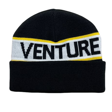 VENTURE "Emblem Cuff Beanie" (Black)