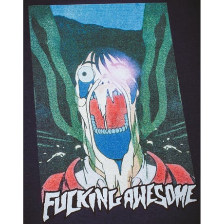FUCKING AWESOME "SHINJUKU TEE" (Navy) L