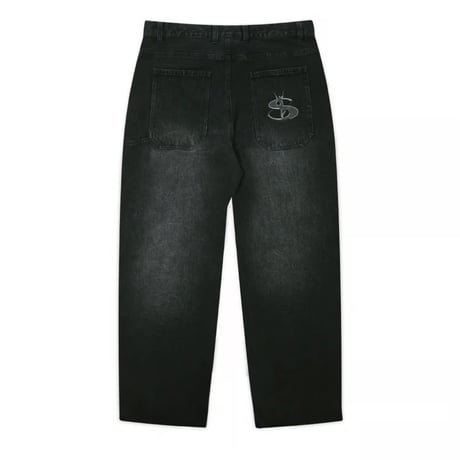 YARDSALE "FADED PHANTASY JEANS" (Black) L