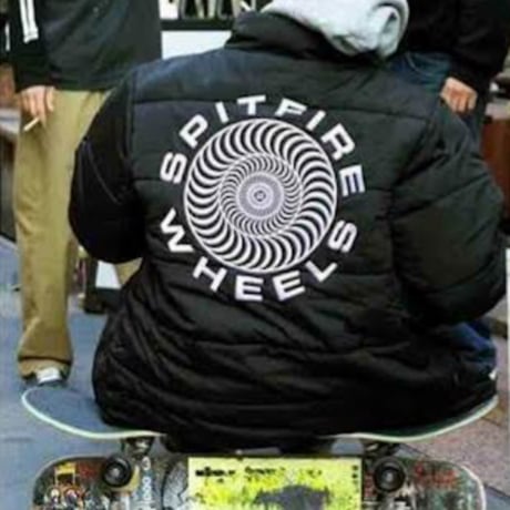 SPITFIRE "CLASSIC 87 SWIRL PUFF JACKET" (Black) L