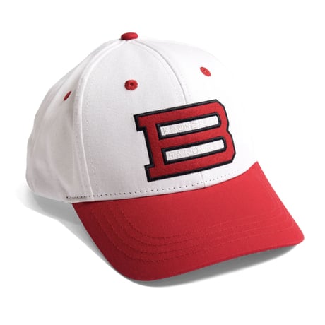 BRONZE 56K  "BIG  HAT" WHITE/RED