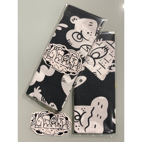 "Search Out Works x Reverse Store" 手拭い