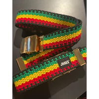 JHAKX "Plaited Rasta Belt"