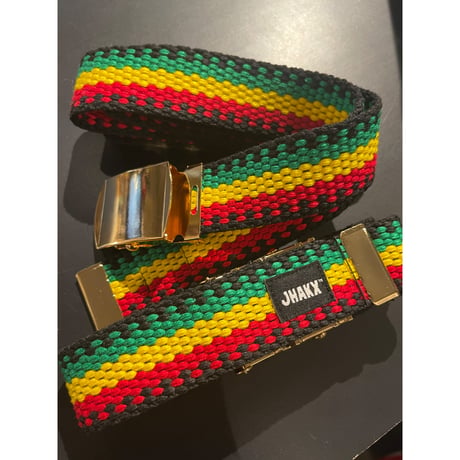 JHAKX "Plaited Rasta Belt"