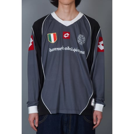 DIASPORA "Lotto Scudetto Shirt" (Grey Black) XL