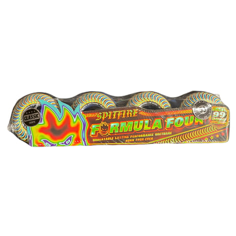 SPITFIRE "F4 Classic Radioactive Swirl" (Black) 53mm 99a