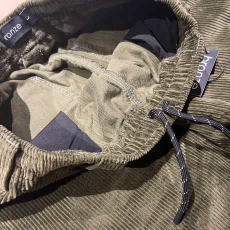 BRONZE 56K "Corduroy Relaxed Pants" (Olive) L