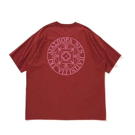 DIASPORA "Thousand Magic Circle Tee" (Burgundy)