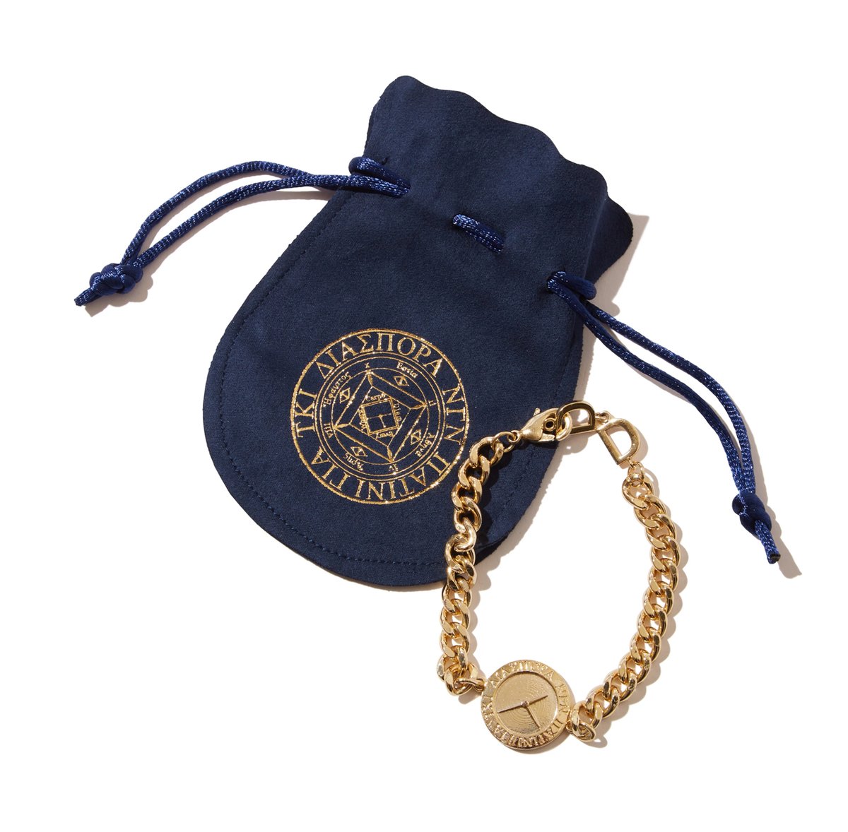 アクセサリー DIASPORA SKATEBOARDS 219 BRACELET (GOLD) DIASPORA