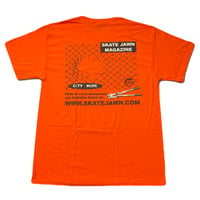 SKATE JAWN "BOLT CUTTER TEE" (Orange) L