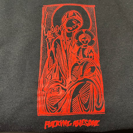 FUCKING AWESOME "HATE THE PAIN AWAY CREWNECK" (Black) L