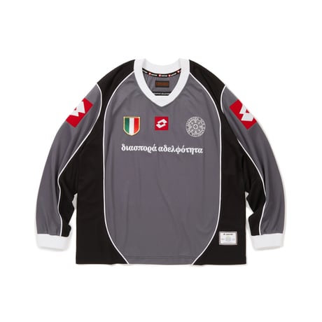 DIASPORA "Lotto Scudetto Shirt" (Grey Black) XL