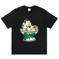 BRONZE 56K × ICECREAM "56000 FLAVORS TEE" (Black) M