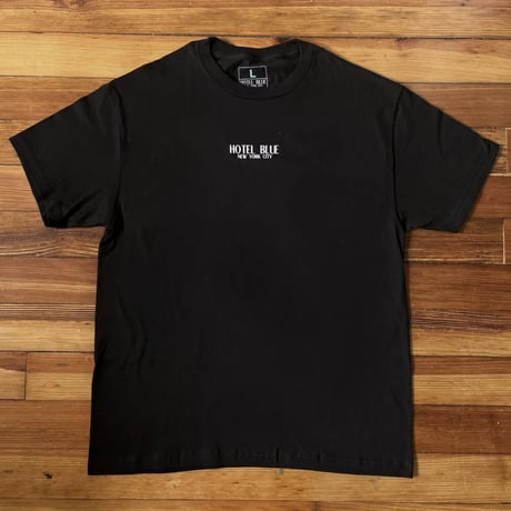 HOTEL BLUE "LOGO TEE"(BLACK) XL