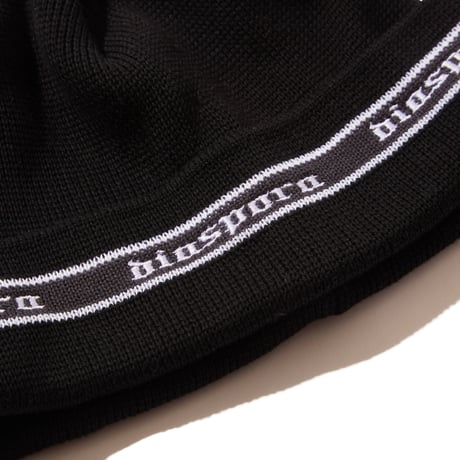 DIASPORA "Embroidered Lined Logo Beanie" (Black)