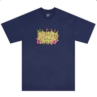 BRONZE 56K  "FLORAL BURNER TEE"navy