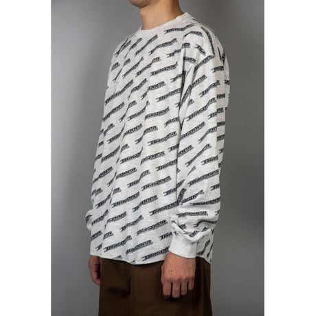 DIASPORA"All-Over Thermal L/S Top (Gray) XL