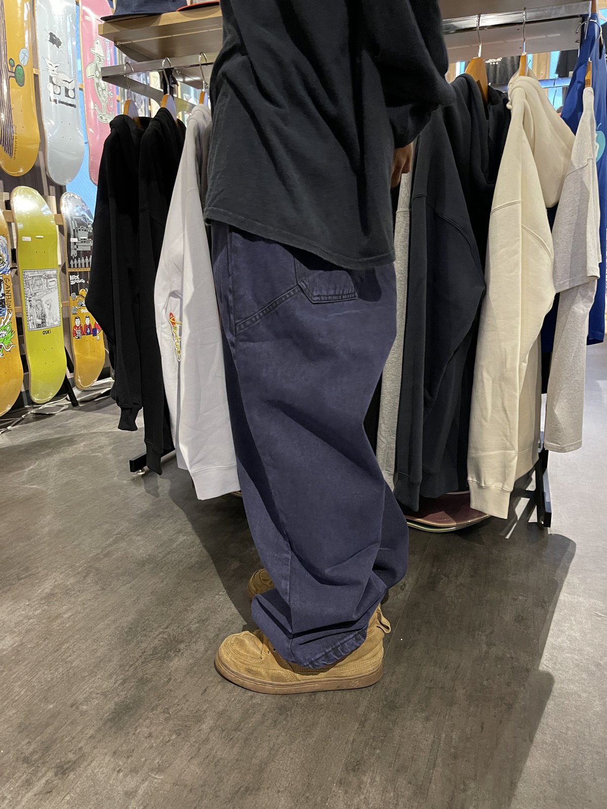 モ*ー様 yardsale デニム　レッドワイン　M モ*ー様 yardsale デニム レッドワイン M YARDSALE（ヤード