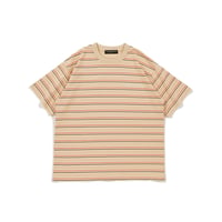 DIASPORA "Printed Stripe S/S Top" (Pink Beige) XL