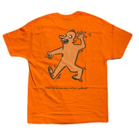 BLUECOUCH NY "I GOTTA GO Tee" (Orange) L