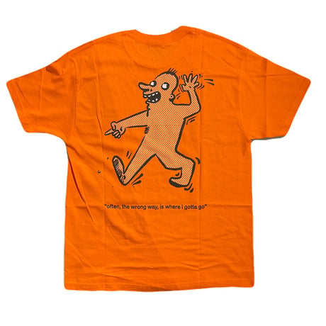 BLUECOUCH NY "I GOTTA GO Tee" (Orange) L