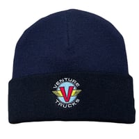 VENTURE "WINGS CUFF BEANIE" (Navy/Black)