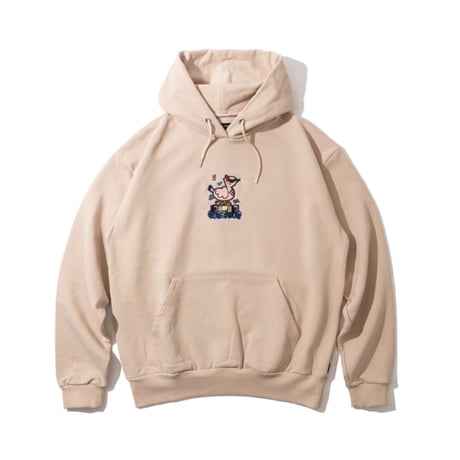 DIASPORA"Thunderbird Hooded Sweatshirt "Smoky Pink
