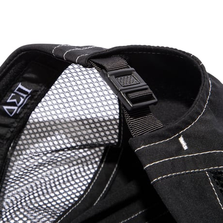 DIASPORA"Side Mesh Long Bill Cap"black