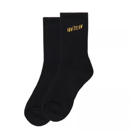TENANT NY "Address Logo Sock" (Black)